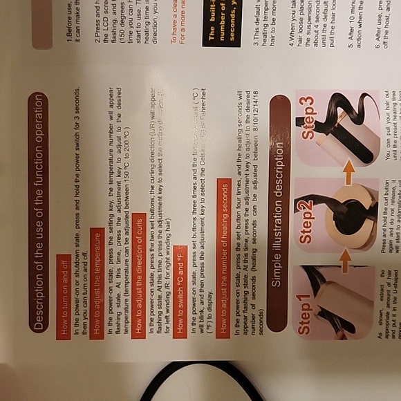 Wireless USB Auto Hair Curler Travel Small Compact Chargeable - Picture 5 of 6